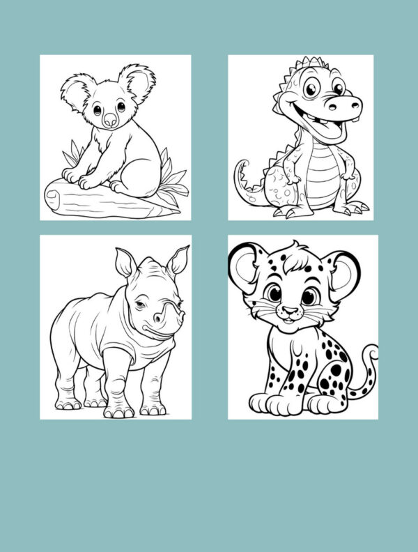 Animal Coloring Book For Toddlers