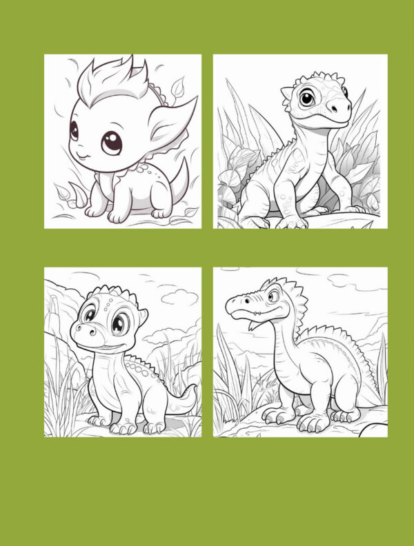 Dinosaur Coloring Book