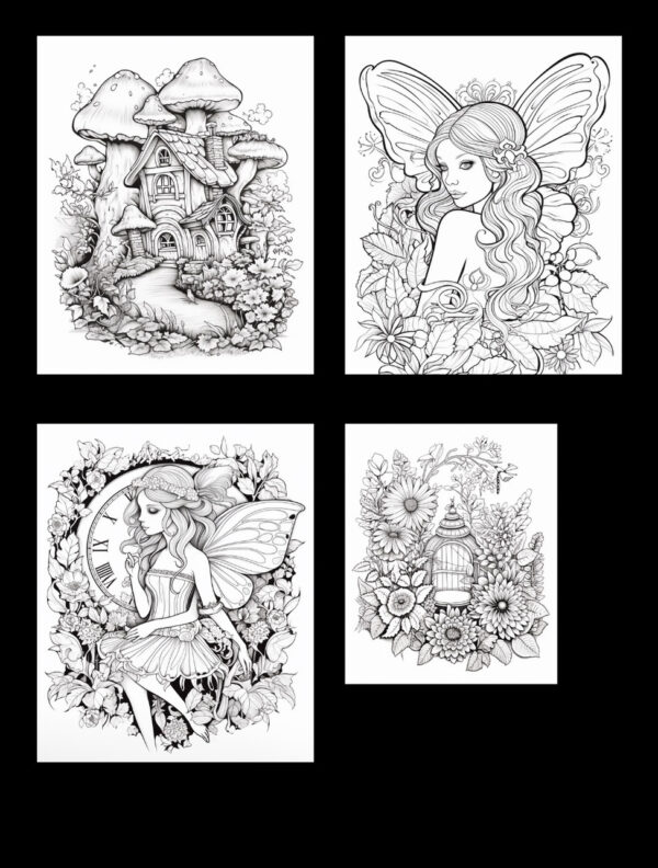 Fairy Coloring Book