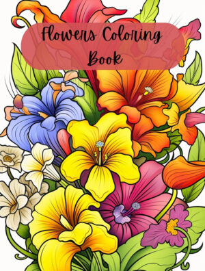 Flowers Coloring Book