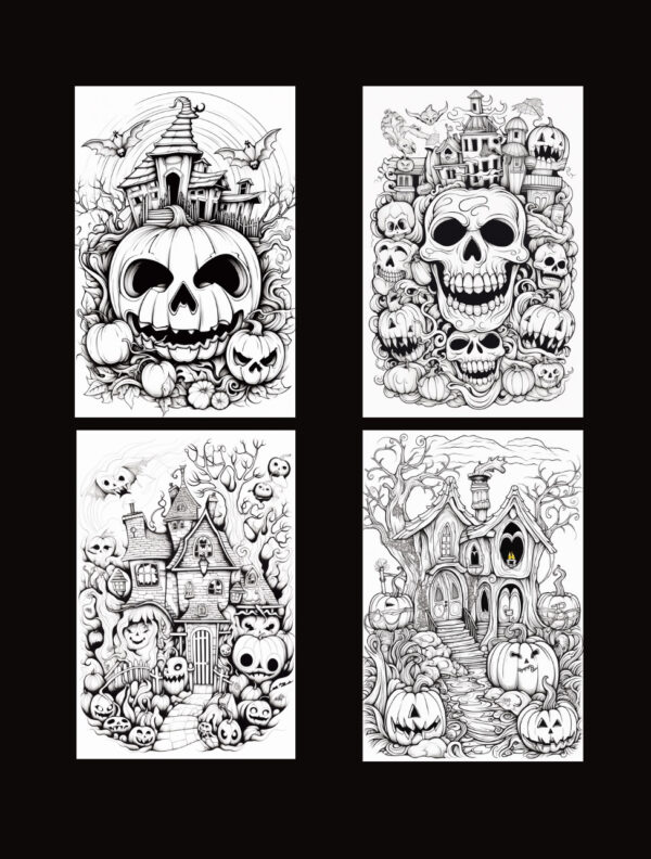 Halloween Coloring Book