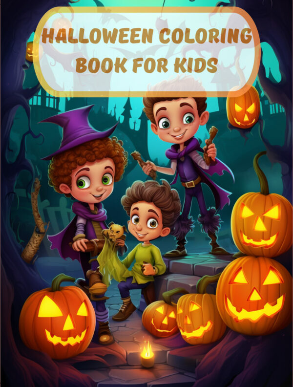 Halloween Coloring Book For Kids