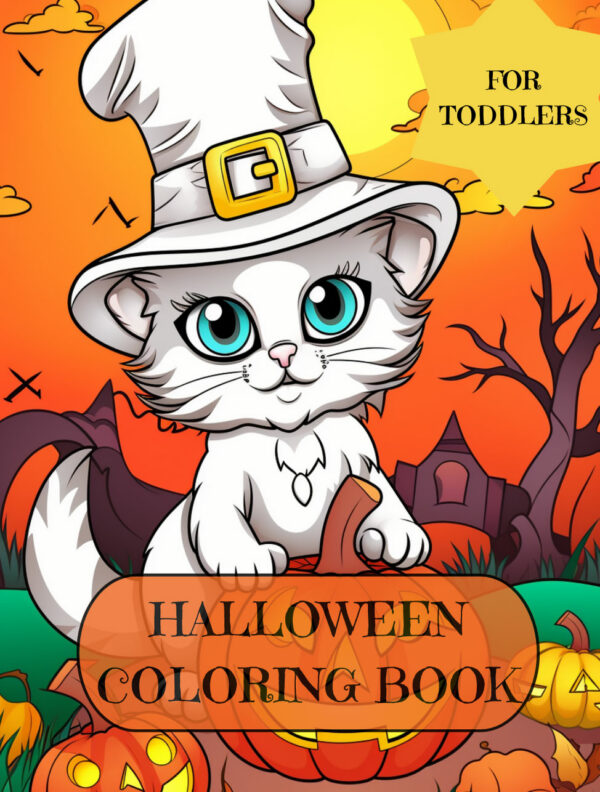 Halloween Coloring Book for Toddlers