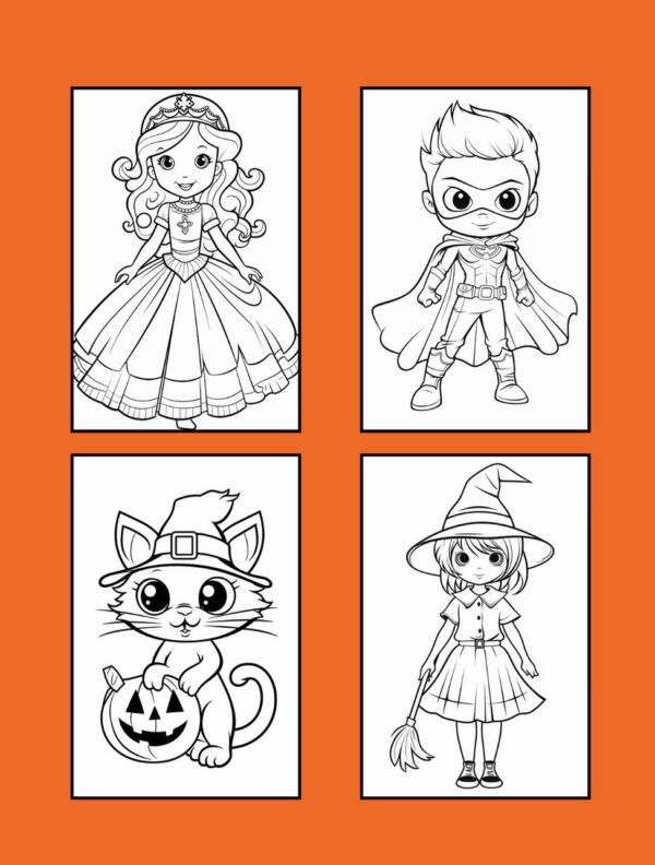 Halloween Coloring Book for Toddlers